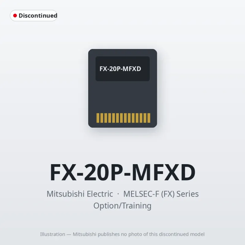 FX-20P-MFXD Mitsubishi MELSEC-F (FX) Series Option/Training