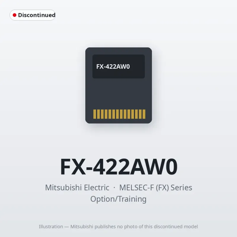 FX-422AW0 Mitsubishi MELSEC-F (FX) Series Option/Training