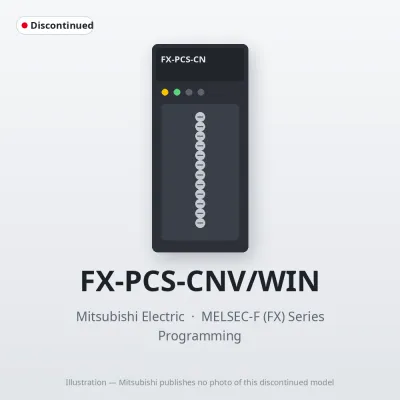 FX-PCS-CNV/WIN Mitsubishi MELSEC-F (FX) Series Programming