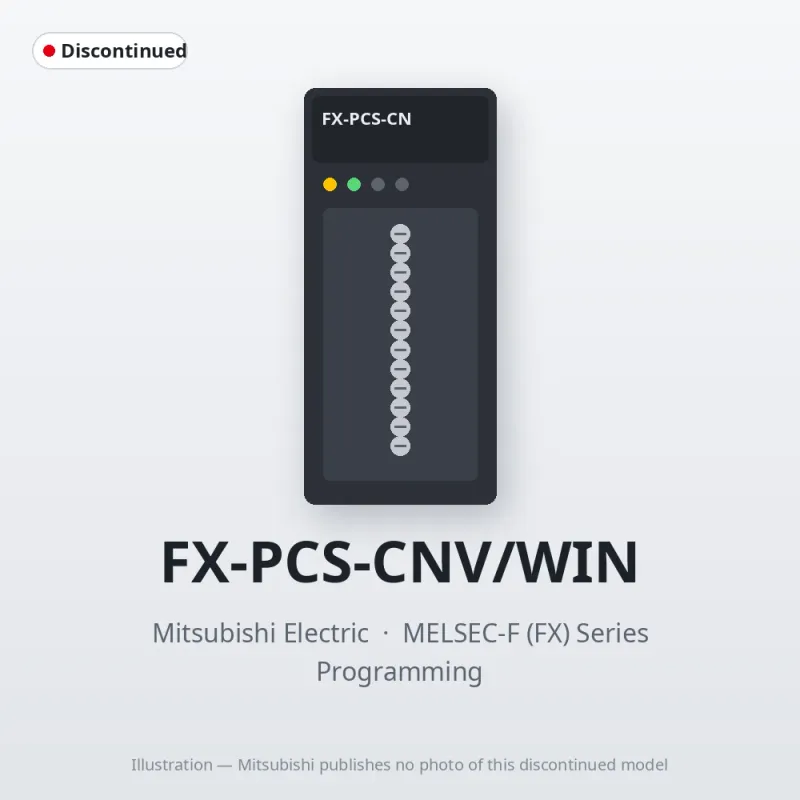 FX-PCS-CNV/WIN Mitsubishi MELSEC-F (FX) Series Programming