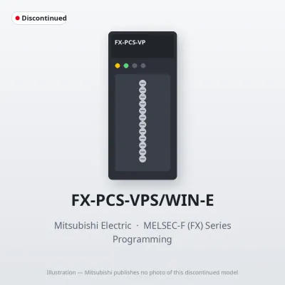 FX-PCS-VPS/WIN-E Mitsubishi MELSEC-F (FX) Series Programming