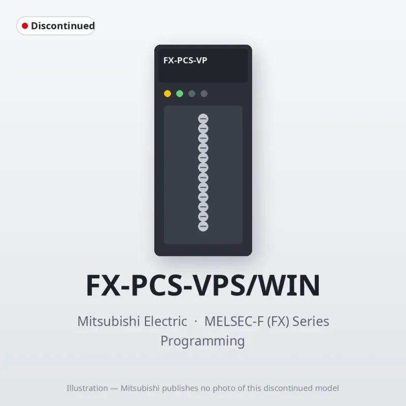 FX-PCS-VPS/WIN Mitsubishi MELSEC-F (FX) Series Programming