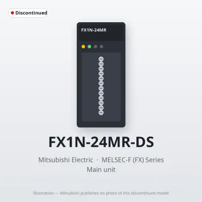 FX1N-24MR-DS Mitsubishi MELSEC-F (FX) Series Main unit