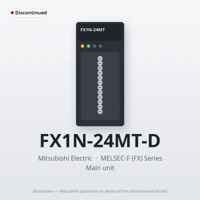 FX1N-24MT-D Mitsubishi MELSEC-F (FX) Series Main unit