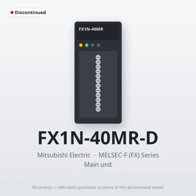 FX1N-40MR-D Mitsubishi MELSEC-F (FX) Series Main unit