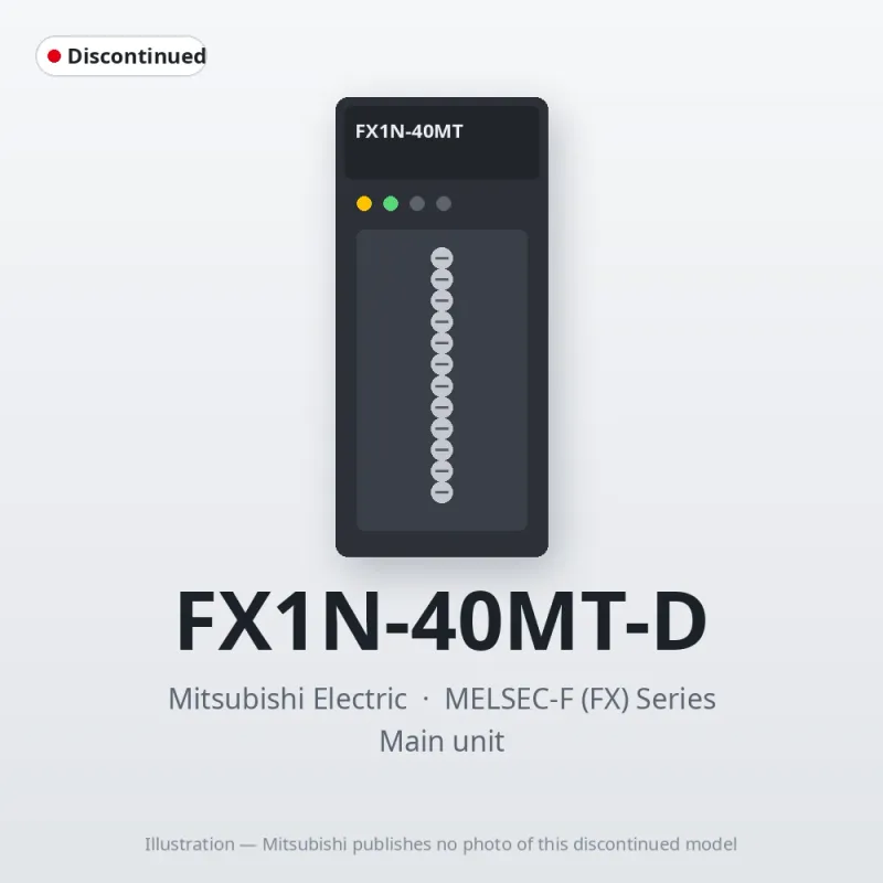 FX1N-40MT-D Mitsubishi MELSEC-F (FX) Series Main unit