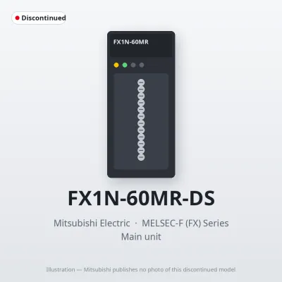 FX1N-60MR-DS Mitsubishi MELSEC-F (FX) Series Main unit