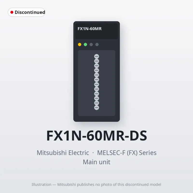 FX1N-60MR-DS Mitsubishi MELSEC-F (FX) Series Main unit