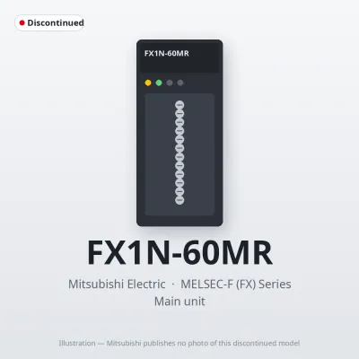 FX1N-60MR Mitsubishi MELSEC-F (FX) Series Main unit