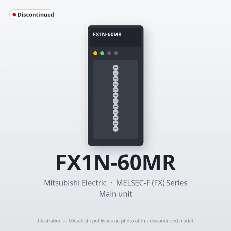 FX1N-60MR Mitsubishi MELSEC-F (FX) Series Main unit