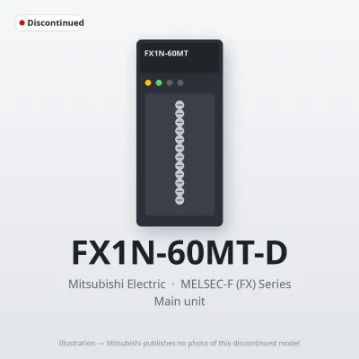 FX1N-60MT-D Mitsubishi MELSEC-F (FX) Series Main unit