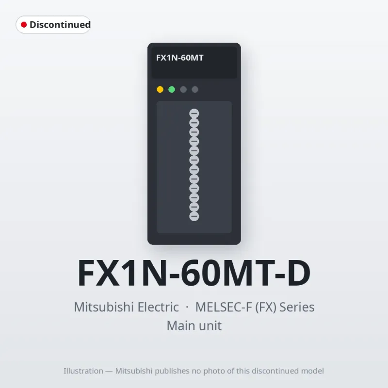 FX1N-60MT-D Mitsubishi MELSEC-F (FX) Series Main unit