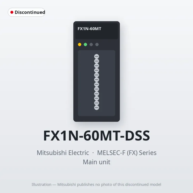 FX1N-60MT-DSS Mitsubishi MELSEC-F (FX) Series Main unit