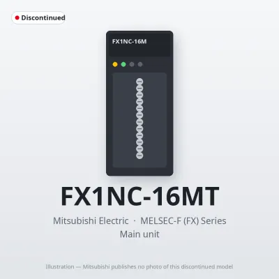 FX1NC-16MT Mitsubishi MELSEC-F (FX) Series Main unit