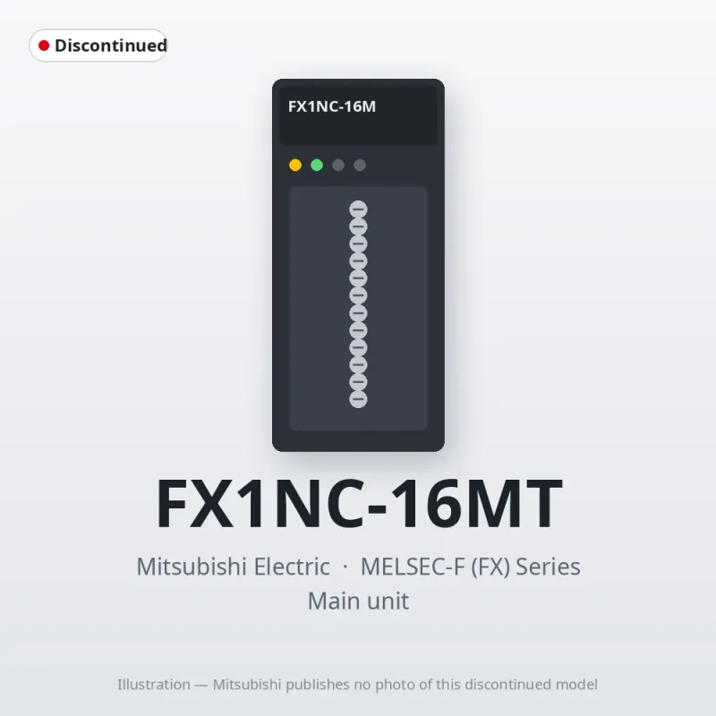 FX1NC-16MT Mitsubishi MELSEC-F (FX) Series Main unit