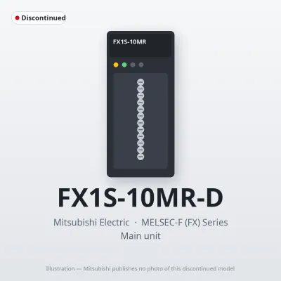 FX1S-10MR-D Mitsubishi MELSEC-F (FX) Series Main unit