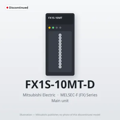 FX1S-10MT-D Mitsubishi MELSEC-F (FX) Series Main unit