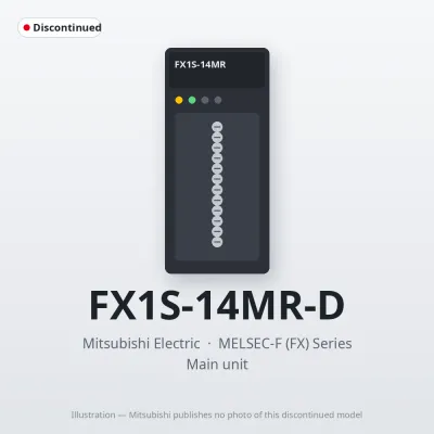 FX1S-14MR-D Mitsubishi MELSEC-F (FX) Series Main unit