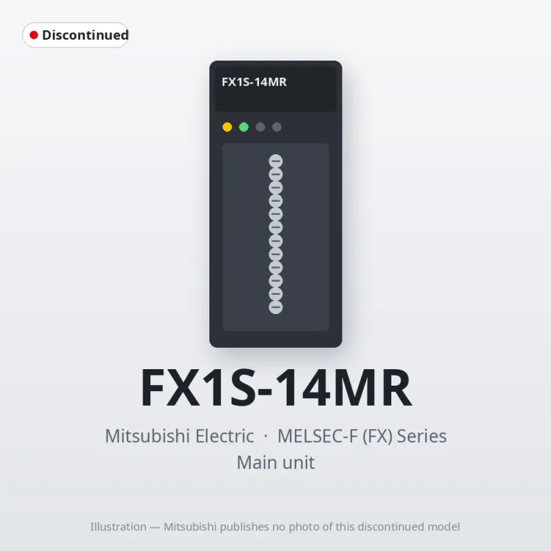 FX1S-14MR Mitsubishi MELSEC-F (FX) Series Main unit