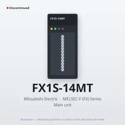 FX1S-14MT Mitsubishi MELSEC-F (FX) Series Main unit