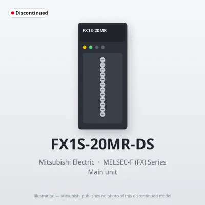 FX1S-20MR-DS Mitsubishi MELSEC-F (FX) Series Main unit