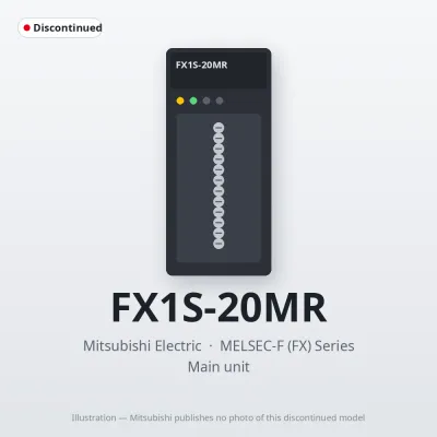 FX1S-20MR Mitsubishi MELSEC-F (FX) Series Main unit