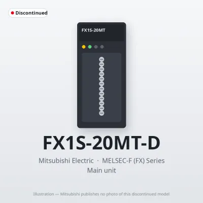FX1S-20MT-D Mitsubishi MELSEC-F (FX) Series Main unit