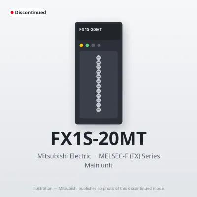 FX1S-20MT Mitsubishi MELSEC-F (FX) Series Main unit