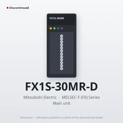 FX1S-30MR-D Mitsubishi MELSEC-F (FX) Series Main unit