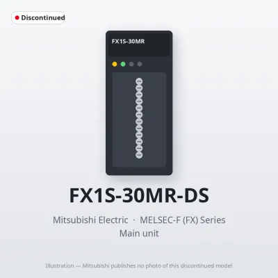 FX1S-30MR-DS Mitsubishi MELSEC-F (FX) Series Main unit