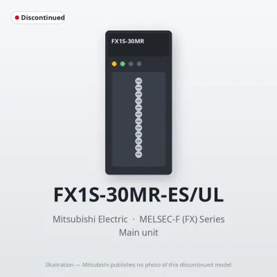 FX1S-30MR-ES/UL Mitsubishi MELSEC-F (FX) Series Main unit