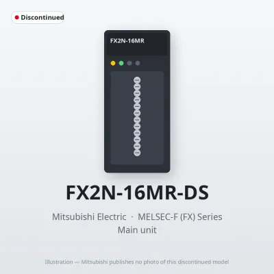 FX2N-16MR-DS Mitsubishi MELSEC-F (FX) Series Main unit