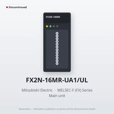 FX2N-16MR-UA1/UL Mitsubishi MELSEC-F (FX) Series Main unit