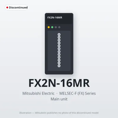 FX2N-16MR Mitsubishi MELSEC-F (FX) Series Main unit