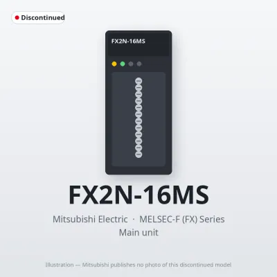 FX2N-16MS Mitsubishi MELSEC-F (FX) Series Main unit