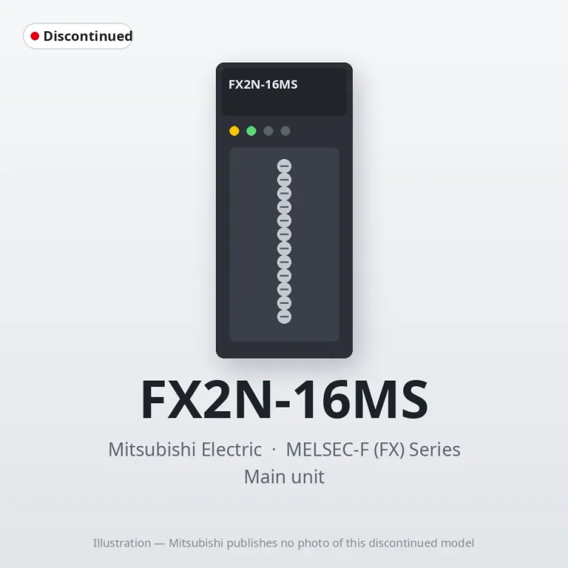 FX2N-16MS Mitsubishi MELSEC-F (FX) Series Main unit