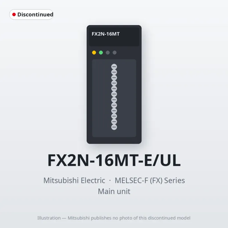 FX2N-16MT-E/UL Mitsubishi MELSEC-F (FX) Series Main unit