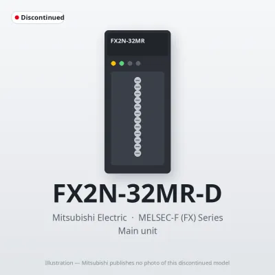 FX2N-32MR-D Mitsubishi MELSEC-F (FX) Series Main unit