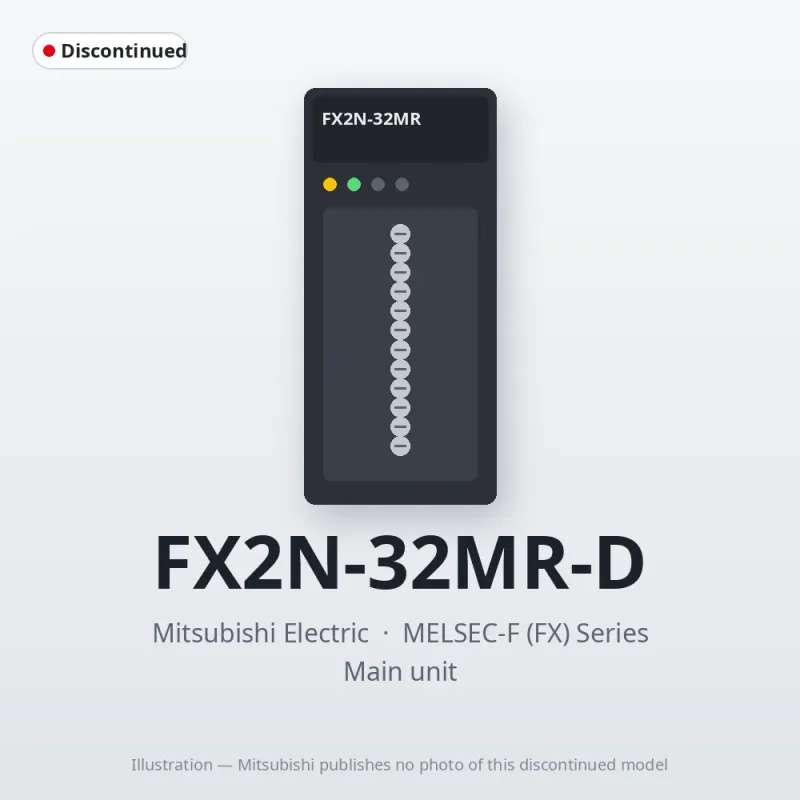 FX2N-32MR-D Mitsubishi MELSEC-F (FX) Series Main unit
