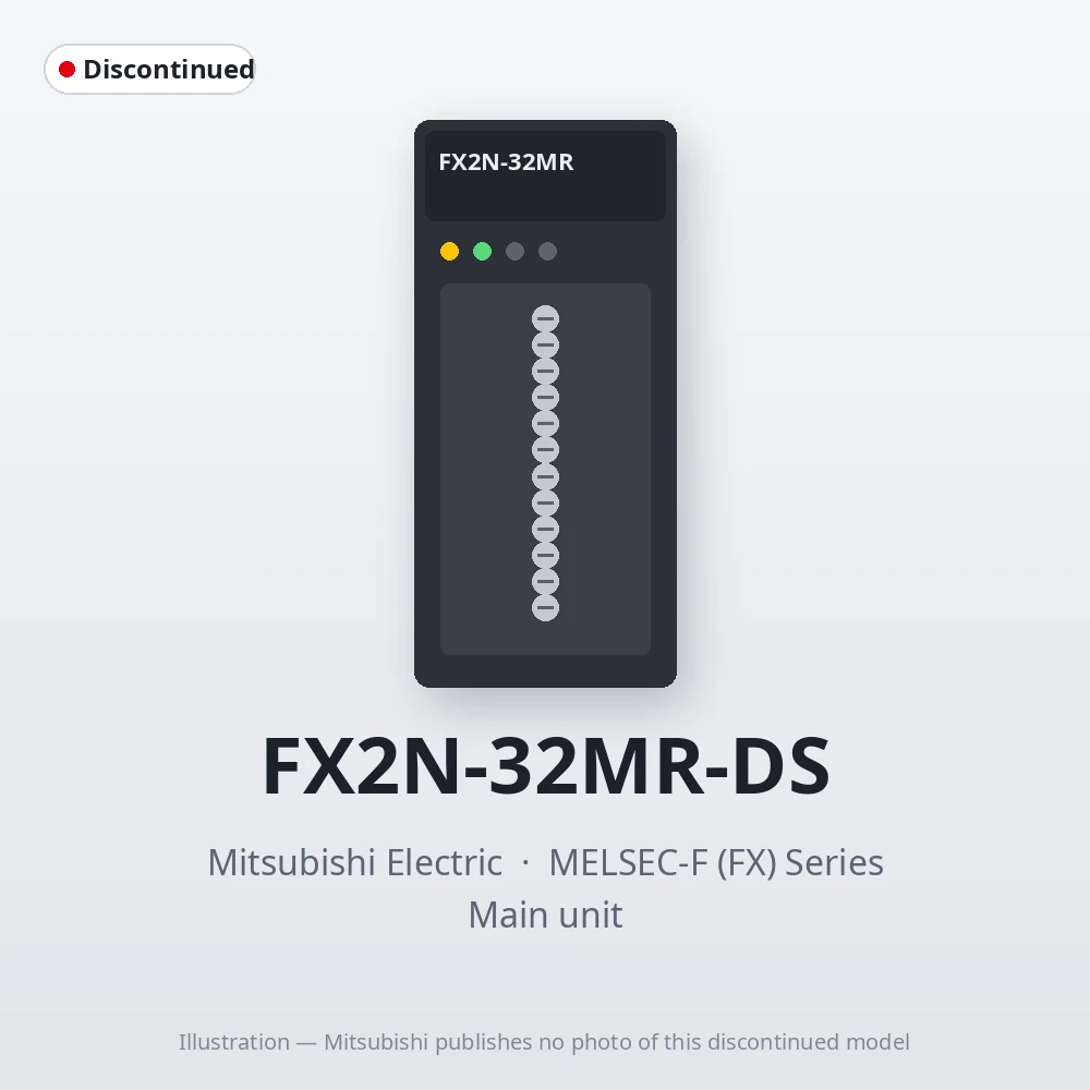 FX2N-32MR-DS Mitsubishi MELSEC-F (FX) Series Main unit