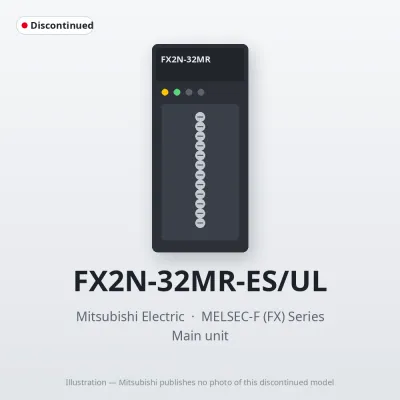FX2N-32MR-ES/UL Mitsubishi MELSEC-F (FX) Series Main unit
