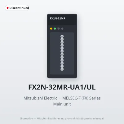 FX2N-32MR-UA1/UL Mitsubishi MELSEC-F (FX) Series Main unit