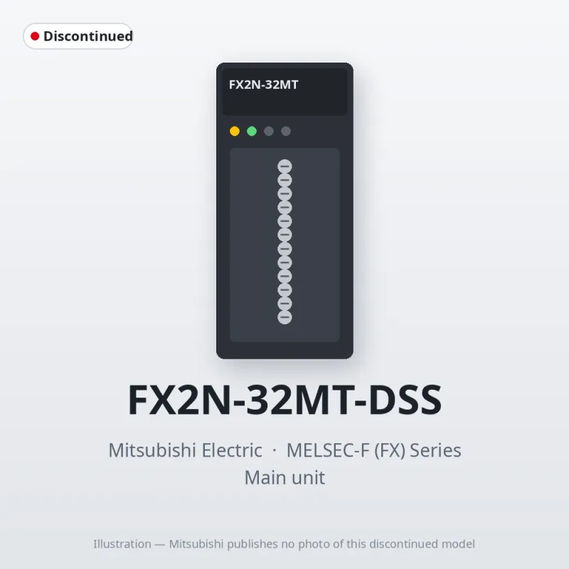 FX2N-32MT-DSS Mitsubishi MELSEC-F (FX) Series Main unit