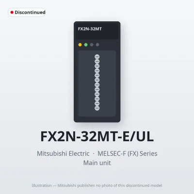 FX2N-32MT-E/UL Mitsubishi MELSEC-F (FX) Series Main unit