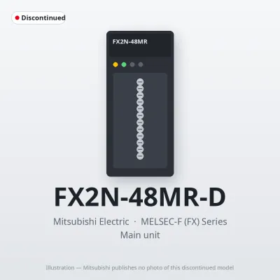 FX2N-48MR-D Mitsubishi MELSEC-F (FX) Series Main unit