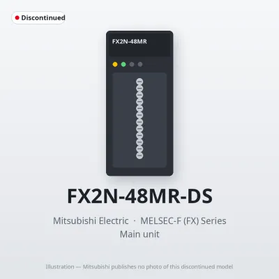 FX2N-48MR-DS Mitsubishi MELSEC-F (FX) Series Main unit