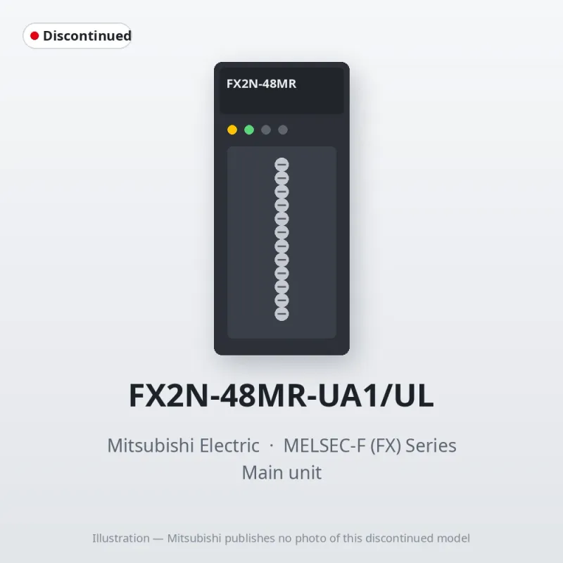 FX2N-48MR-UA1/UL Mitsubishi MELSEC-F (FX) Series Main unit