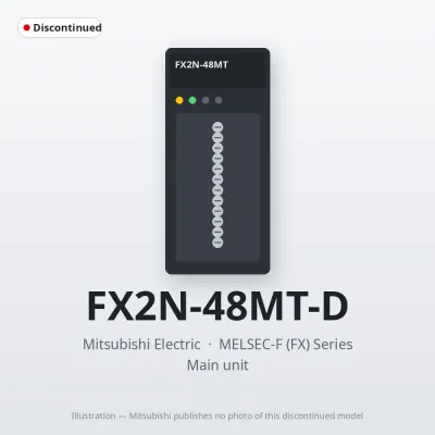 FX2N-48MT-D Mitsubishi MELSEC-F (FX) Series Main unit