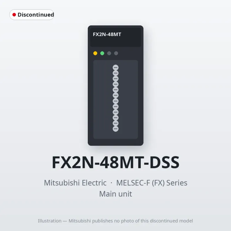FX2N-48MT-DSS Mitsubishi MELSEC-F (FX) Series Main unit