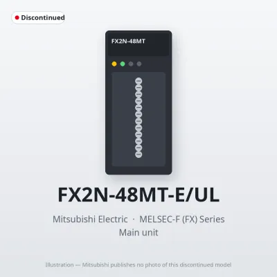 FX2N-48MT-E/UL Mitsubishi MELSEC-F (FX) Series Main unit